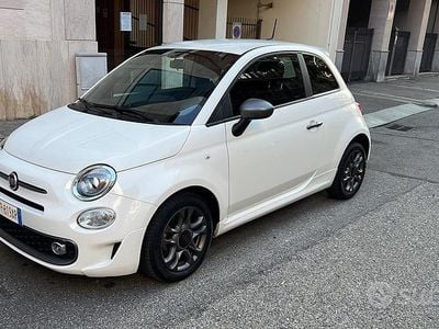 Usata Fiat 500S Sport 95 CV (69 kW) 2018 Bianco Utilitaria