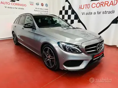 Usata Mercedes C220 Premium 170 CV (125 kW) 2016 Grigio Station wagon