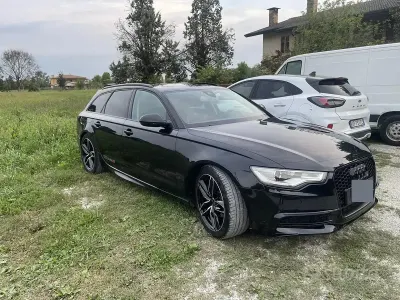 Usata Audi A6 S-Line 204 CV (150 kW) 2013 Nero Station wagon
