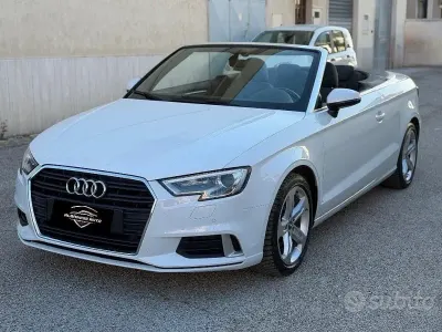 Usata Audi A3 Cabriolet 110 CV (80 kW) 2017 Bianco Cabrio