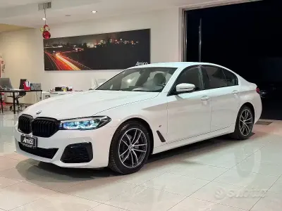Usata BMW 520 M Sport 190 CV (139 kW) 2022 Bianco Berlina