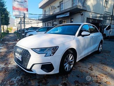 Usata Audi A3 Advanced 150 CV (110 kW) 2021 Bianco Berlina