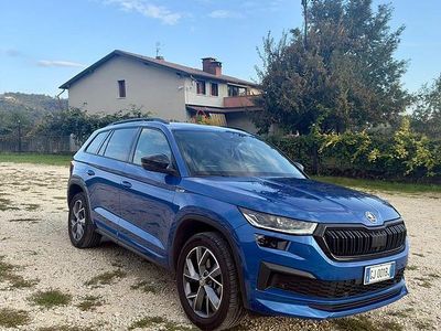 Usata Skoda Kodiaq SportLine 150 CV (110 kW) 2022 Blu SUV