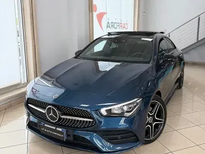 Usata Mercedes CLA200 AMG line 150 CV (110 kW) 2022 Blu Berlina