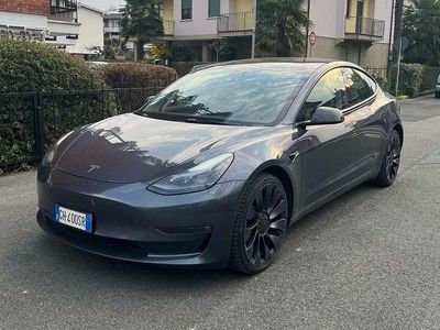 Usata Tesla Model 3 Performance 461 kW (627 CV) 2021 Grigio Berlina