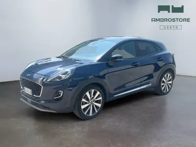 Usata Ford Puma Select 125 CV (91 kW) 2022 Blue blazer SUV