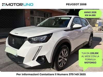 Usata Peugeot 2008 Business-Line 102 CV (75 kW) 2020 Bianco SUV