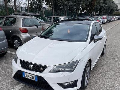 Usata Seat Leon FR 150 CV (110 kW) 2013 Bianco Berlina