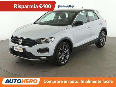 Usata VW T-Roc Advance 150 CV (110 kW) 2019 Argento SUV