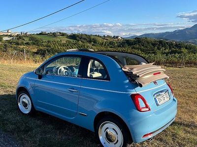 Usata Fiat 500C 2019 Blu Cabrio