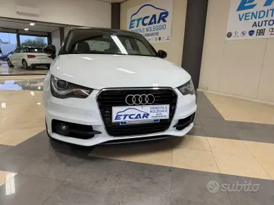 Usata Audi A1 S-Line 90 CV (66 kW) 2014 Bianco Utilitaria