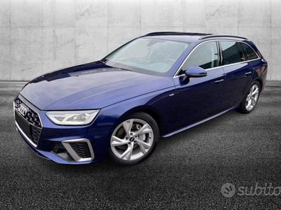 Usata Audi A4 S-Line 204 CV (150 kW) 2021 Blu/azzurro Station wagon