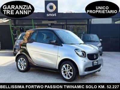 Usata Smart ForTwo Coupé Passion 71 CV (52 kW) 2016 Eda silver met. tridion black Utilitaria