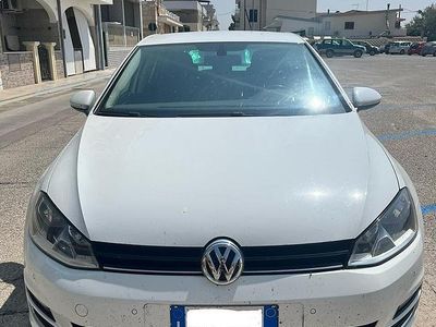 Usata VW Golf VII 110 CV (80 kW) 2015 Bianco Berlina