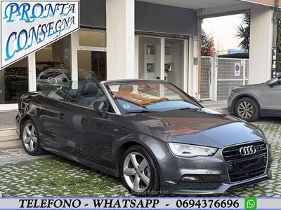 Usata Audi A3 Cabriolet S-Line 150 CV (110 kW) 2015 Gray Cabrio