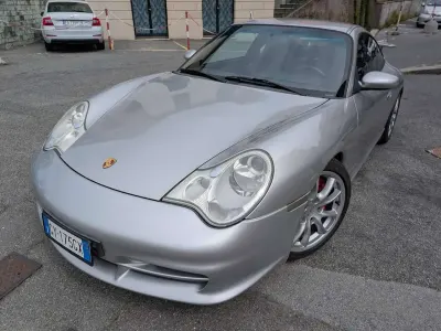 Usata Porsche 996 381 CV (280 kW) 2004 Argento met Coupé