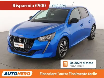 Usata Peugeot 208 Allure 101 CV (74 kW) 2022 Blu Utilitaria
