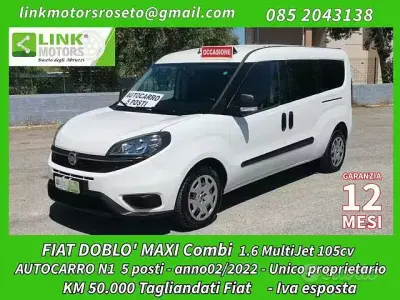 Usata Fiat Doblò 105 CV (77 kW) 2022 Bianco Monovolume