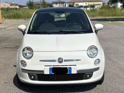 Usata Fiat 500 Lounge 69 CV (50 kW) 2009 Bianco Cabrio