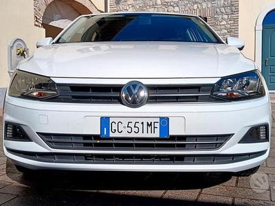 Usata VW Polo Trendline 75 CV (55 kW) 2018 Bianco Utilitaria