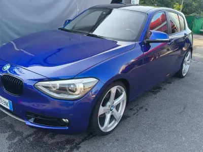 Usata BMW 118 Sport Line 143 CV (105 kW) 2013 Blu/azzurro Utilitaria