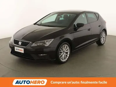 Usata Seat Leon Style 116 CV (85 kW) 2018 Nero Berlina
