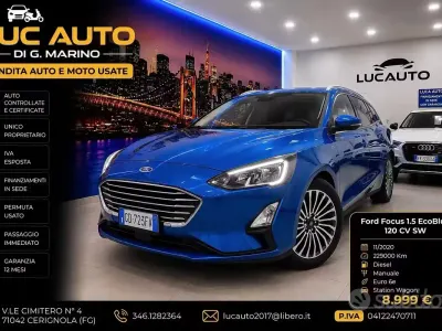 Usata Ford Focus 120 CV (88 kW) 2020 Bluazzurro Station wagon