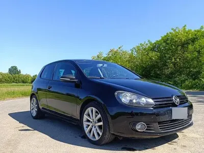 Usata VW Golf VI 110 CV (80 kW) 2009 Nero Utilitaria