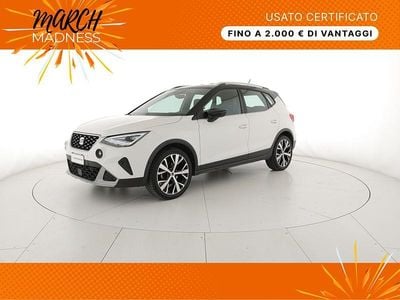 Usata Seat Arona Xperience 95 CV (69 kW) 2023 Bianco candy nero midnight SUV