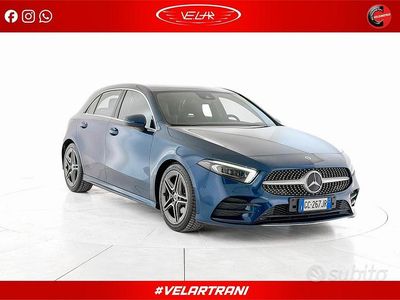 Usata Mercedes A180 Premium 116 CV (85 kW) 2020 Blu Berlina