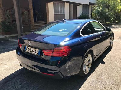 Usata BMW 420 Coupé M Sport 190 CV (139 kW) 2015 Blu Coupé