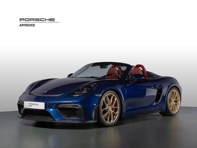 Usata Porsche 718 Spyder 420 CV (308 kW) 2023 Blu genziana metallizzato Cabrio