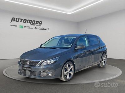 Usata Peugeot 308 131 CV (96 kW) 2019 Grigio Berlina