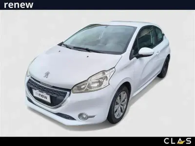 Begagnad Peugeot 208 Access 68 HK (50 kW) 2015 Vit Halvkombi