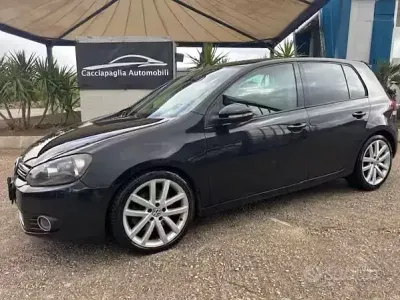 Usata VW Golf VI Highline 160 CV (117 kW) 2009 Nero Utilitaria