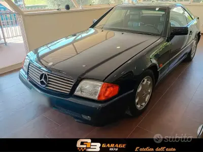 Usata Mercedes SL320 231 CV (169 kW) 1994 Blu/azzurro Cabrio