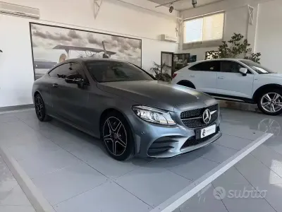 Usata Mercedes C220 Premium Plus 194 CV (142 kW) 2018 Grigio Coupé