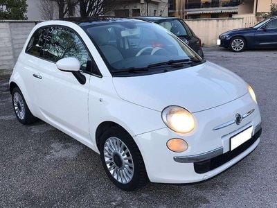 Usata Fiat 500 Lounge 75 CV (55 kW) 2008 Bianco Utilitaria