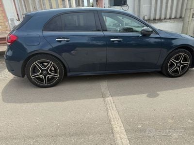 Usata Mercedes A250 AMG 306 CV (225 kW) 2020 Blu Utilitaria
