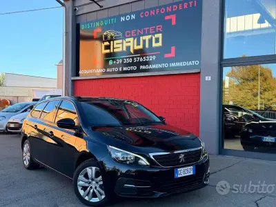Usata Peugeot 308 Active 131 CV (96 kW) 2021 Nero Station wagon