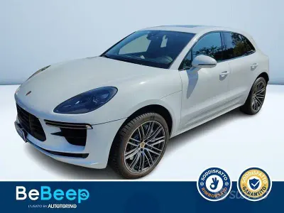 Usata Porsche Macan Turbo 440 CV (323 kW) 2020 Bianco pastello SUV