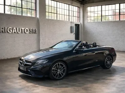 Usata Mercedes E220 Premium 194 CV (142 kW) 2021 Nero Cabrio