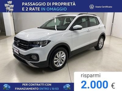 Usata VW T-Cross Style 95 CV (69 kW) 2019 Pure white SUV