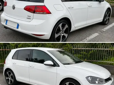 Usata VW Golf VII 75 CV (55 kW) 2014 Bianco Berlina