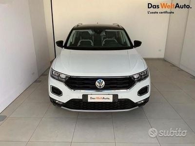 Usata VW T-Roc Advance 150 CV (110 kW) 2019 Bianco SUV