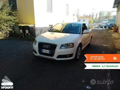 Usata Audi A3 Ambition 160 CV (117 kW) 2010 Bianco Utilitaria