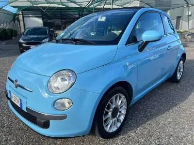 Usata Fiat 500C Lounge 69 CV (50 kW) 2012 Blu/azzurro Cabrio