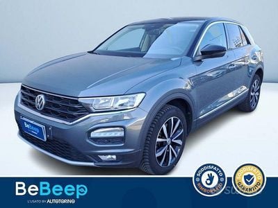Usata VW T-Roc Style 150 CV (110 kW) 2019 Grigio metallizzato SUV