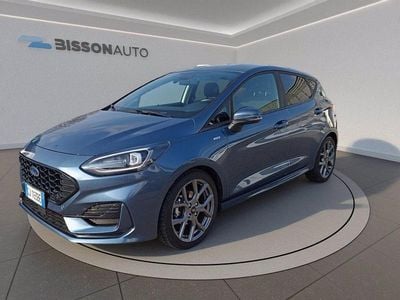 Usata Ford Fiesta ST-Line 125 CV (91 kW) 2022 Blu met. Utilitaria