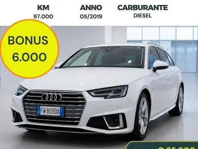 Usata Audi A4 S-Line 190 CV (139 kW) 2019 Bianco Station wagon